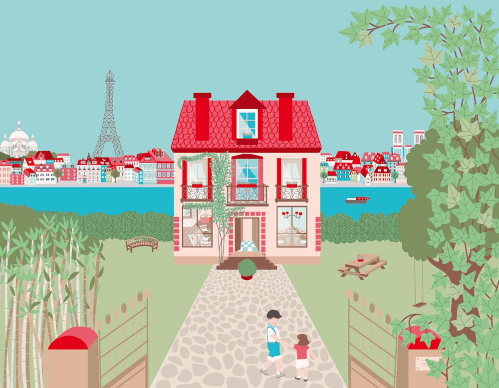 illustration laurence bentz maison paris.jpg - Laurence BENTZ | Virginie